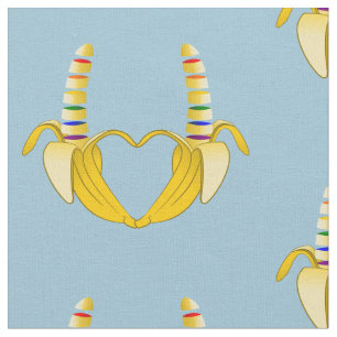 Banana Gay Pride Freedom Heart Stof