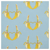 Banana Gay Pride Freedom Heart Stof (Swatch)