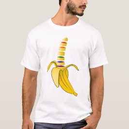 Banana Gay Pride vlag ontwerp T-shirt