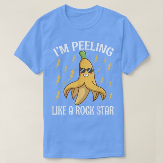 Banana haalt de spelmuziek uit t-shirt (Design voorkant)