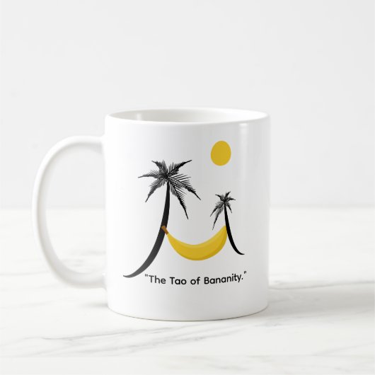 Banana hammock mug koffiemok (Links)