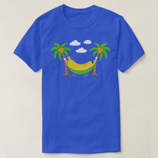Banana Hangmat Zomervakantie T-shirt (Design voorkant)