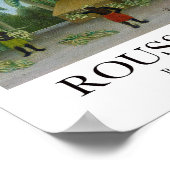 Banana Harvest van Henri Rousseau Poster (Hoek)