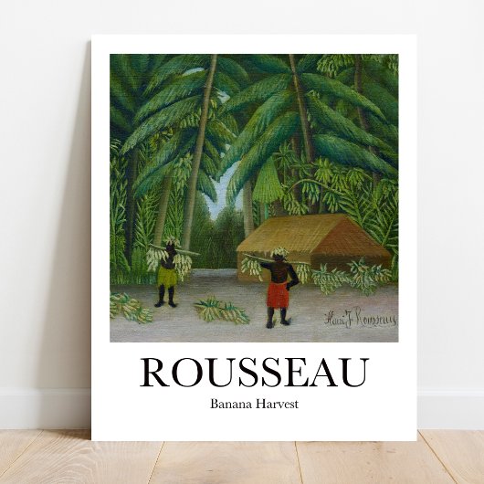 Banana Harvest van Henri Rousseau Poster