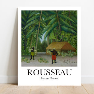 Banana Harvest van Henri Rousseau Poster