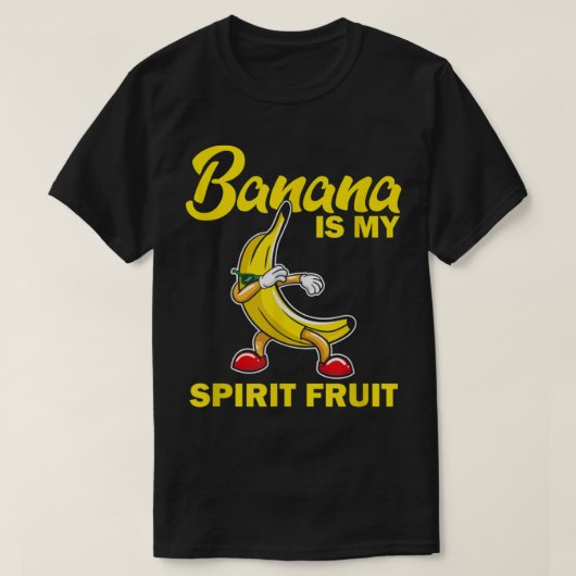 Banana Is My Spirit Fruit Funny Design T-shirt (Design voorkant)