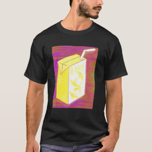 Banana Juice Box Colorful Noise Vaporwave T-shirt