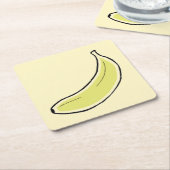 Banana Kartonnen Onderzetters (Schuin)