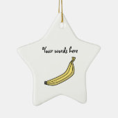 Banana Keramisch Ornament (Rechts)