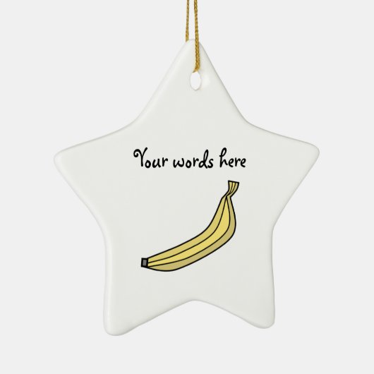Banana Keramisch Ornament (Rechts)