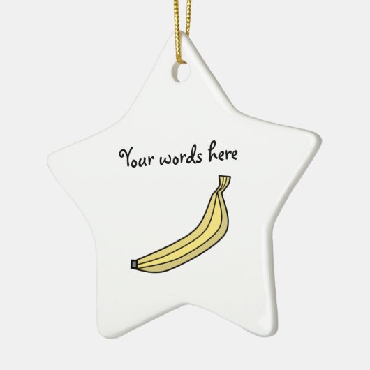 Banana Keramisch Ornament (Links)