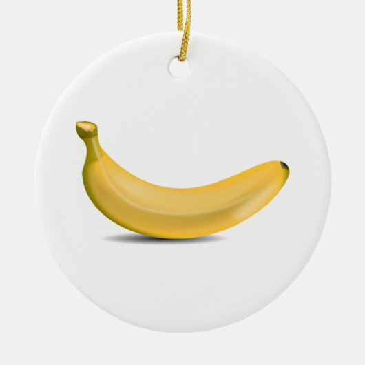 Banana Keramisch Ornament (Voorkant)