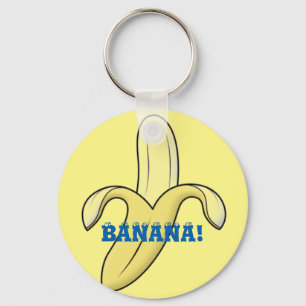 Banana Keyring. Sleutelhanger