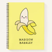 Banana Kid's Cute Kawaii Notitieboek (Voorkant)