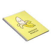 Banana Kind Cute Kawaii Notitieboek (Rechterzijde)