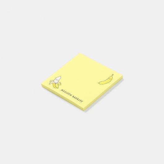 Banana Kind Cute Kawaii Post-it® Notes (Schuin)