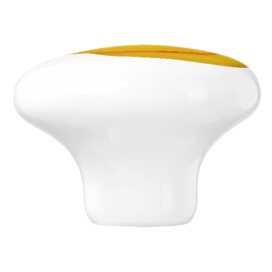 Banana Kitchen Ceramic Knob. Keramische Knop (Zijkant)