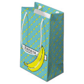Banana Klein Cadeauzakje (Achterkant Gekanteld)