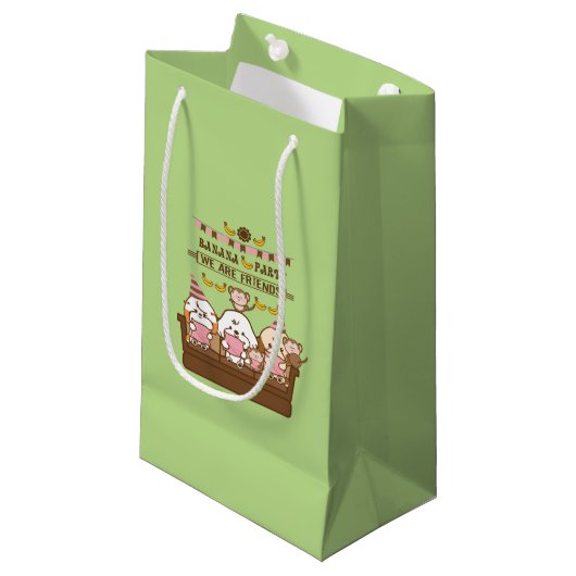 Banana Klein Cadeauzakje (Voorkant Gekanteld)