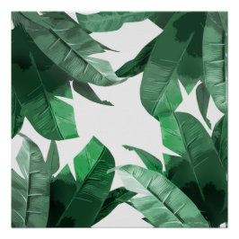 Banana Leaf Art Print Perfect Poster