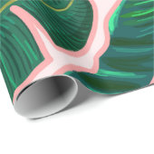 Banana Leaf Blush Cadeaupapier (Rol Hoek)