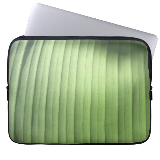 Banana Leaf Closeup Laptop Sleeve (Voorkant)
