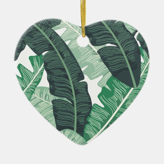 Banana Leaf Keramisch Ornament (Voorkant)