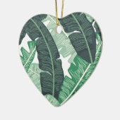 Banana Leaf Keramisch Ornament (Links)
