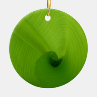 Banana Leaf Keramisch Ornament