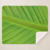 Banana leaf leaf banana fibers sherpa deken (Voorkant (horizontaal))