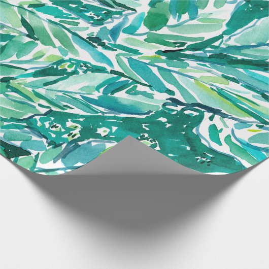 BANANA LEAF OERWOUD Green Tropical Cadeaupapier (Hoek)