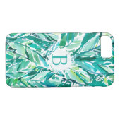 BANANA LEAF OERWOUD Green Tropical Case-Mate iPhone Case (Achterkant (Horizontaal))