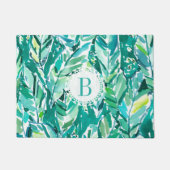 BANANA LEAF OERWOUD Green Tropical Deurmat (Voorkant)