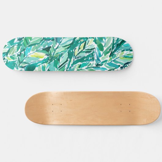 BANANA LEAF OERWOUD Green Tropical Skateboard (Horizontaal)