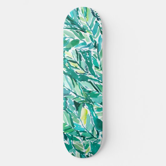 BANANA LEAF OERWOUD Green Tropical Skateboard (Voorkant)