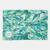BANANA LEAF OERWOUD Green Tropical Theedoek (Horizontaal)