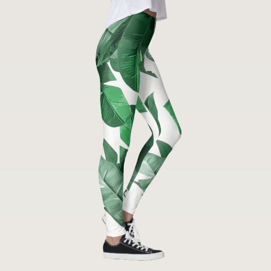 Banana Leaf Print Leggings (Rechts)