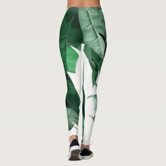 Banana Leaf Print Leggings (Achterkant)