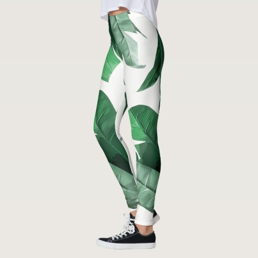 Banana Leaf Print Leggings (Links)