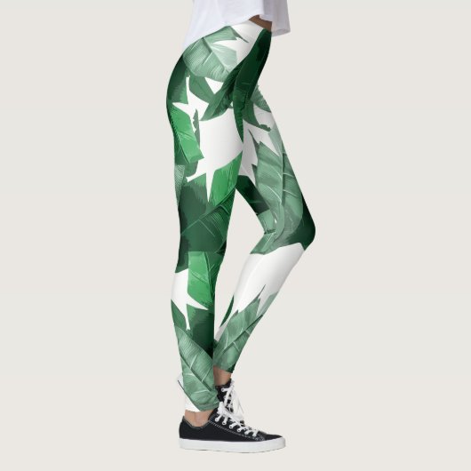 Banana Leaf Print Leggings 2 (Rechts)