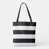 Banana Leaf Tropical Stripe Bag - Martinique Print Tote Bag (Achterkant)