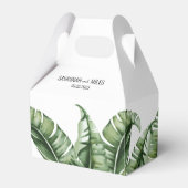 Banana Leaf Wedding Favor Box Bedankdoosjes (Voorkant Zijde)