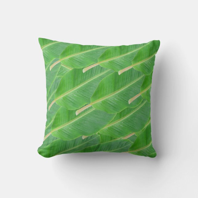 Banana Leaves Kussen (Voorkant)