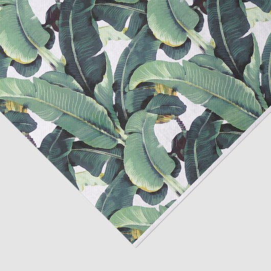 Banana Leaves Palm Tropical 10lb Weefselpapier Tissuepapier (Detail)