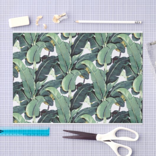 Banana Leaves Palm Tropical 10lb Weefselpapier Tissuepapier (Craft)