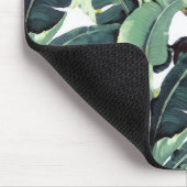 Banana Leaves Palm Tropical Mousepad Muismat (Hoek)