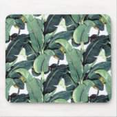 Banana Leaves Palm Tropical Mousepad Muismat (Voorkant)