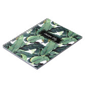 Banana Leaves Palm Tropical Spiral Notitieboek (Linkerzijde)