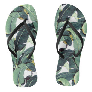 Banana Leaves Palm Tropische Dunne Bandjes Flip Fl Teenslippers