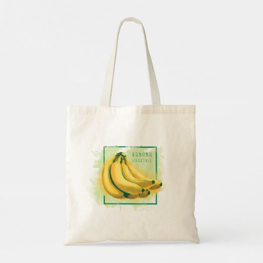 Banana Lifestyle Canvas tas (Achterkant)